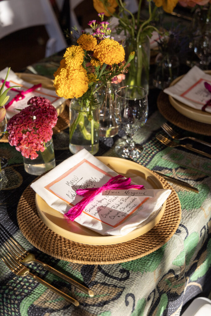 The intimate dinner was at the Sapana flagship store in Henkel Square. (Photo by Jordan Geibel)