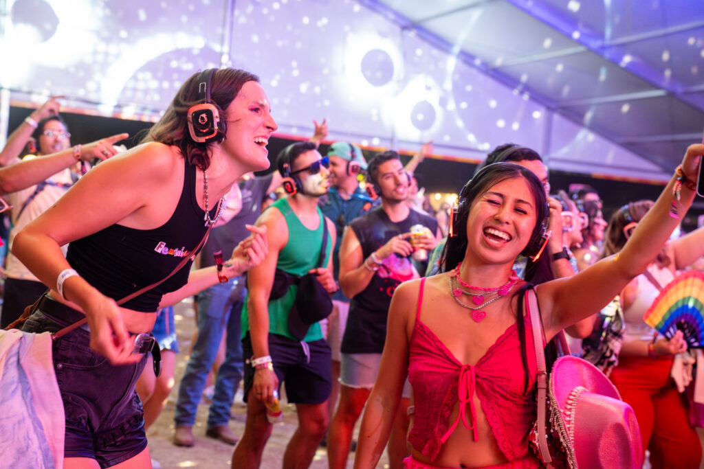 Silent Disco at ACL Fest. (Photo by Sabrina Macias)