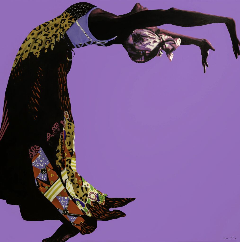 Roshi: painting by Dawn Okoro