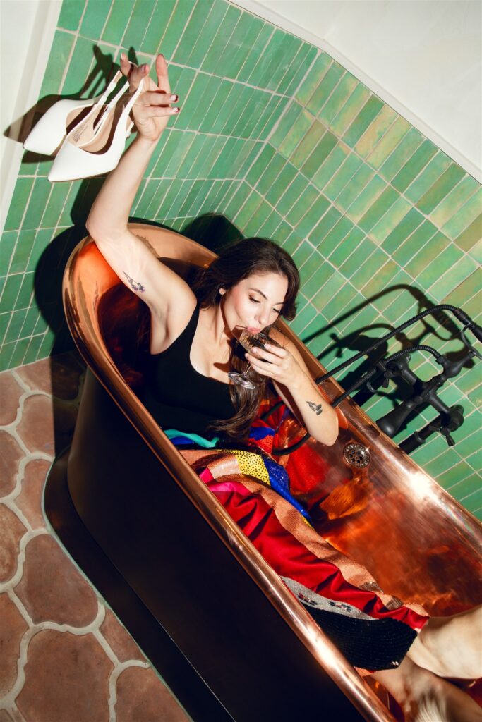 Jess wears alice + olivia by Stacey Bendet (photo by Kaity Cox)