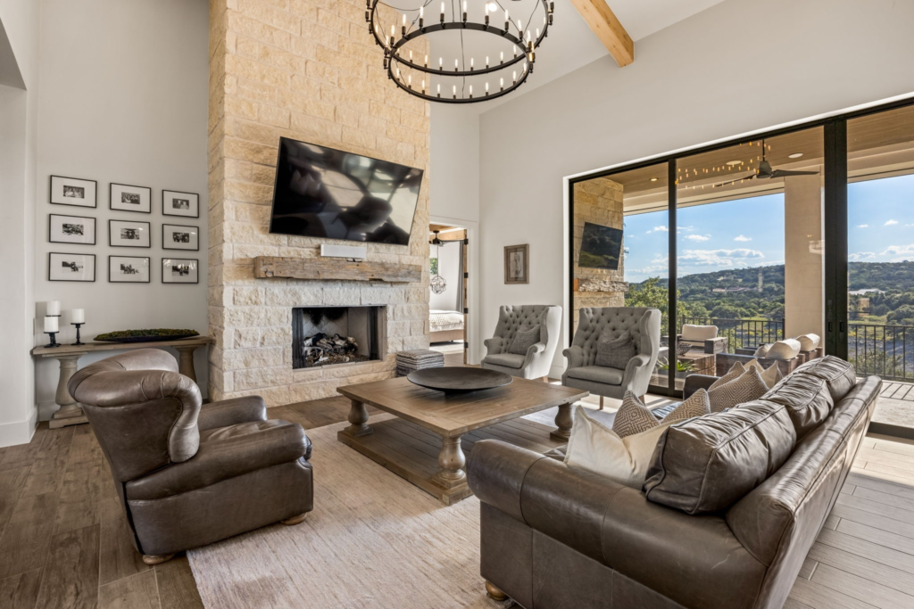 Interior of 19907 Angel Bay Drive on Lake Travis Austin Texas