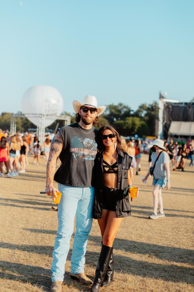 Elijah Richard and Madeline Clark at ACL Music Fest 2024.