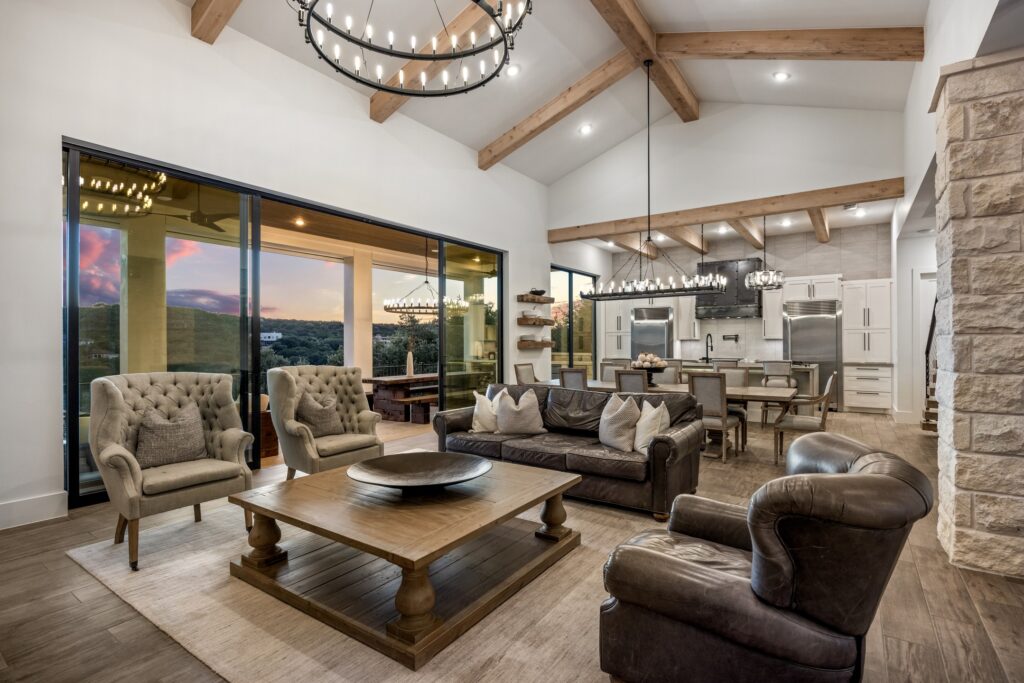 Interior of 19907 Angel Bay Drive on Lake Travis Austin Texas