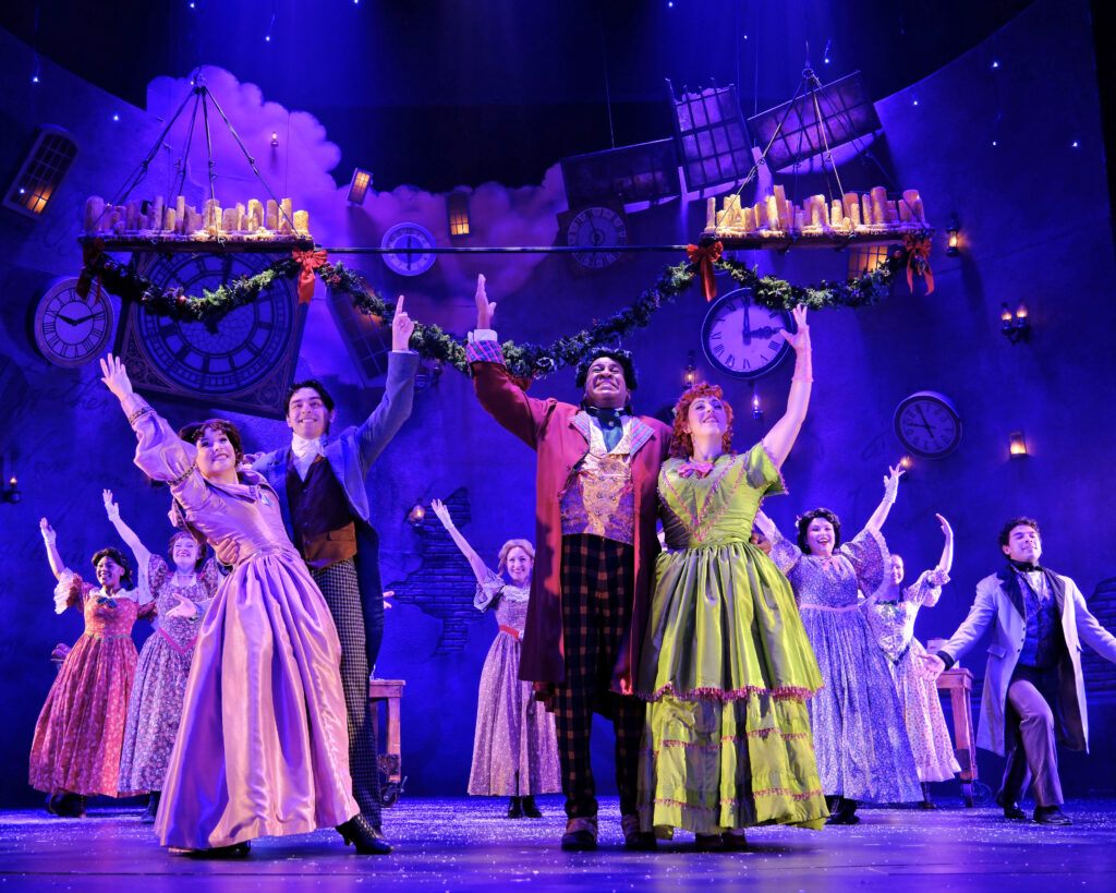 Roderick Sanford as Fezziwig in ZACH Theatre's "A Christmas Carol"