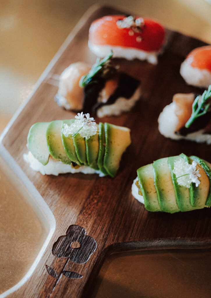 Garden Nigiri (photo courtesy of Brass Poppy)