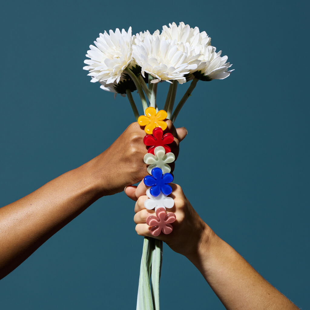 Katie Kismet's flower rings.