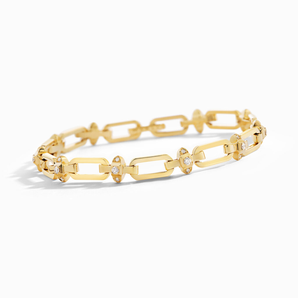 Marli Tip-Top Link Bracelet in 18kt Yellow Gold