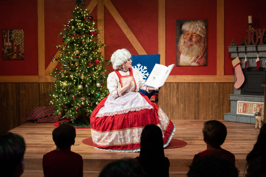 Join Mrs. Claus for storytime. (Photo courtesy of the JW Marriott San Antonio Hill Country)