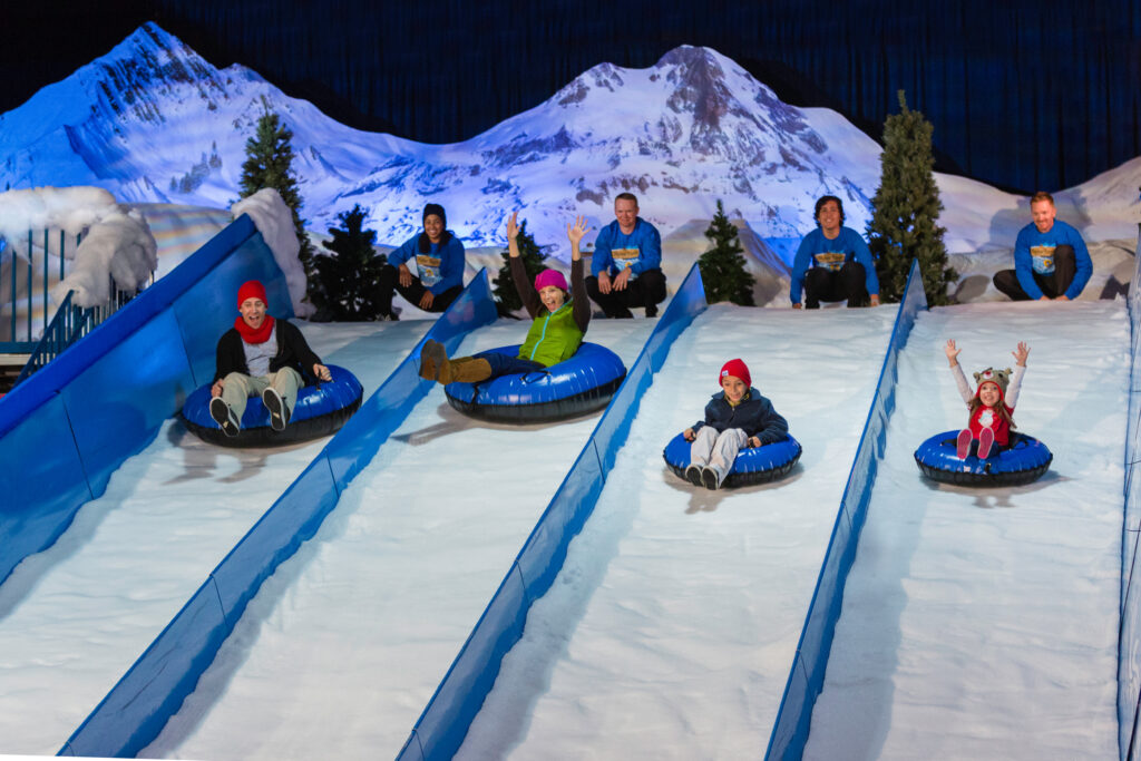 Race your family down the snow tubing at Reindeer Ridge. (Photo courtesy of the JW Marriott San Antonio Hill Country)