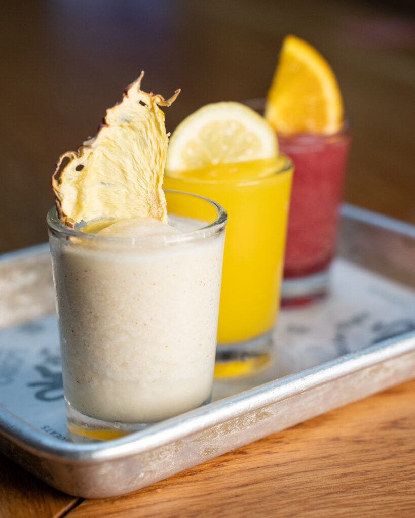 Loro's slushee flight. (Photo courtesy of Loro)