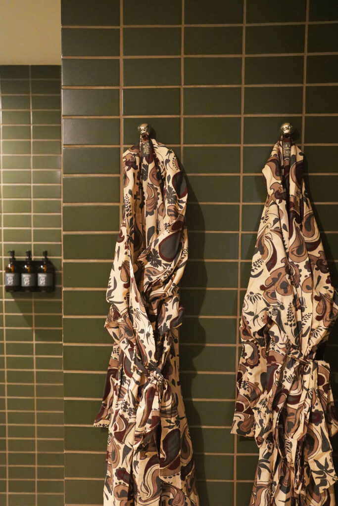 robes in the Albert Hotel Fredericksburg