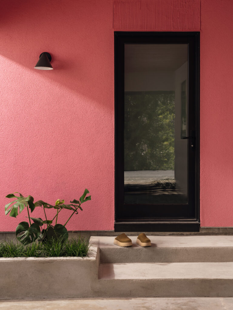 Colorful Home Renovation in East Austin Exterior