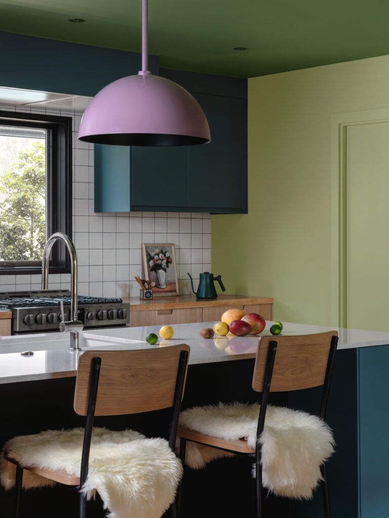 Colorful Home Renovation in East Austin Kitchen