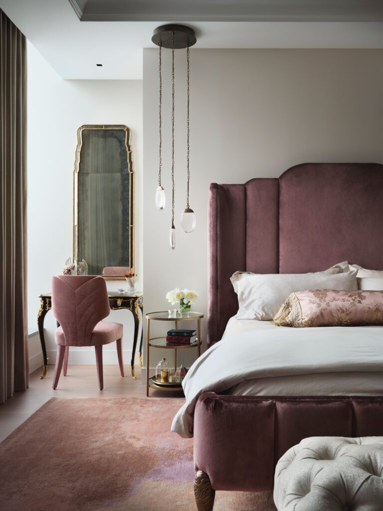 Modern Baroque Home Renovation Bedroom