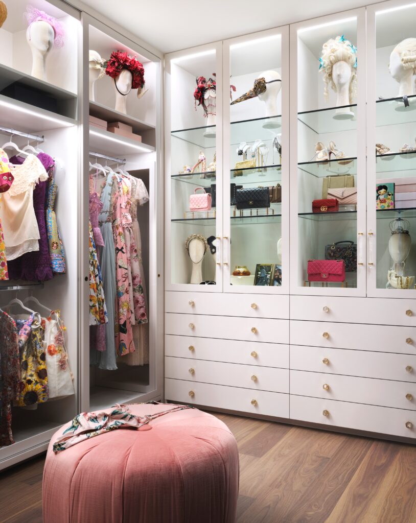 Modern Baroque Home Renovation Closet