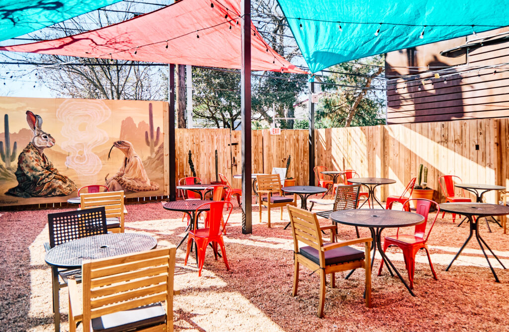 Radio Rosewood patio. (Photo by Jinni J)