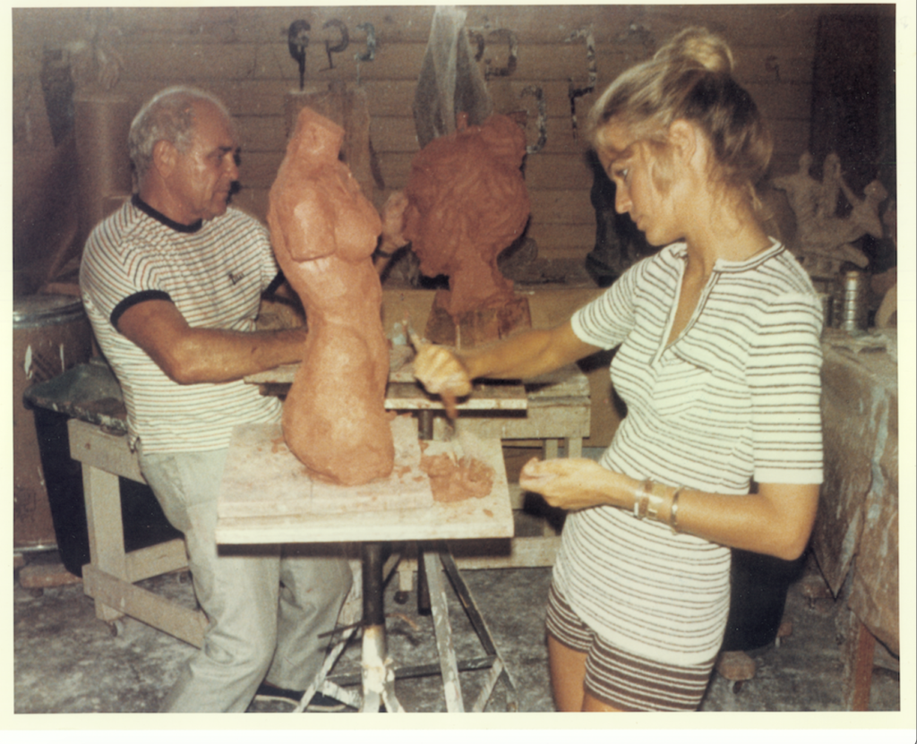 Charles Umlauf Farrah Fawcett 1970 studio