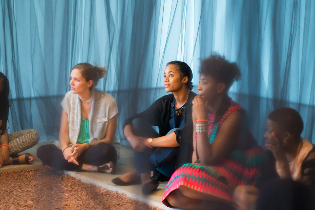 Visitors in Cildo Meireles’ Mission Missions (How to Build Cathedrals)