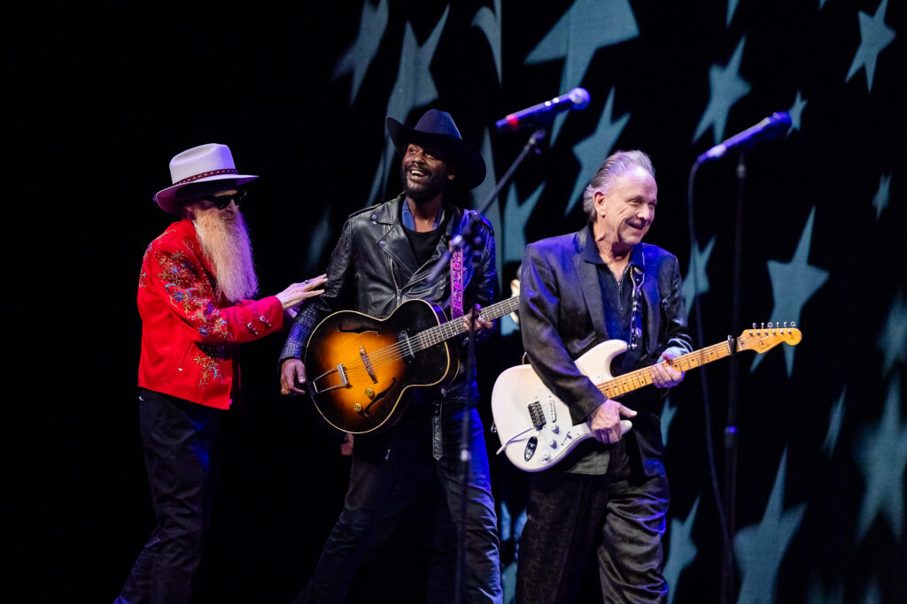 Billy Gibbons, Gary Clark Jr and Jimmie Vaughn