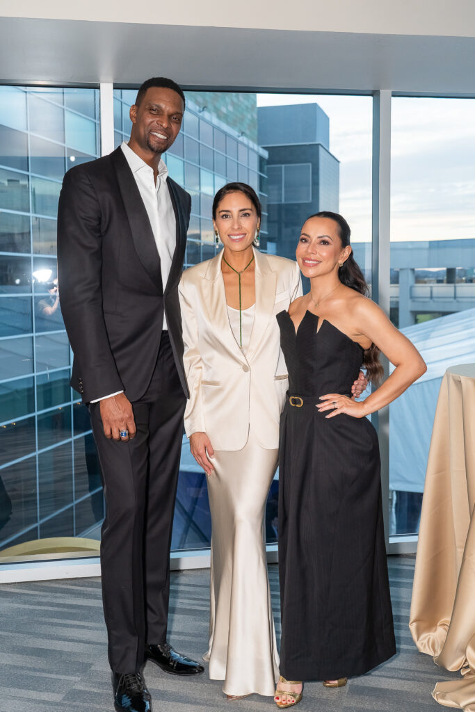 Chris Bosh, Heidi Marquez Smith and Adrienne Bosh
