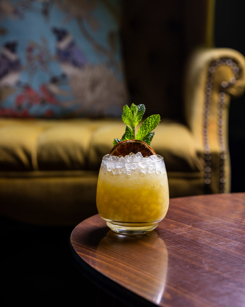 Electric Gravy’s Maharashtra Mule is one of several cocktails that can be made non-alcoholic using zero-proof spirits. (Photo courtesy of Electric Gravy)