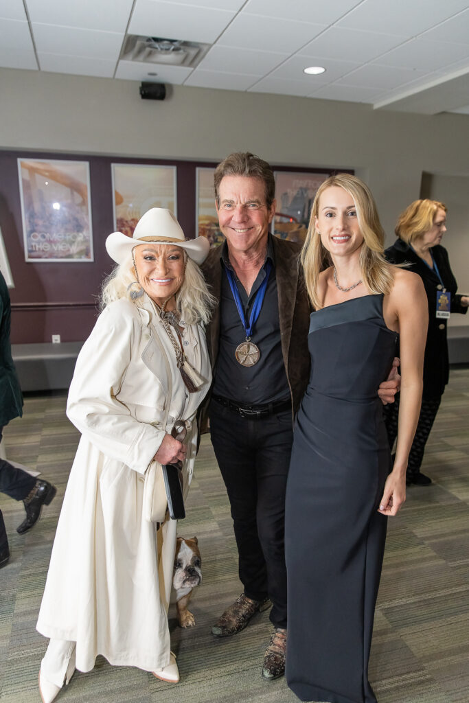 Tanya Tucker, Dennis Quaid and Laura Savoie