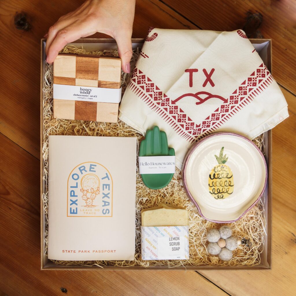 A curated selection of home goods found at Parker + Scott.