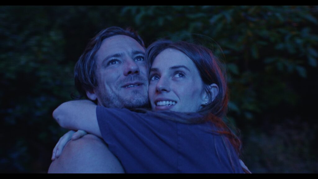 Lewis Pullman, left, and Maya Hawke appear in a scene from "Wishful Thinking." (Photo by Christopher Ripley)