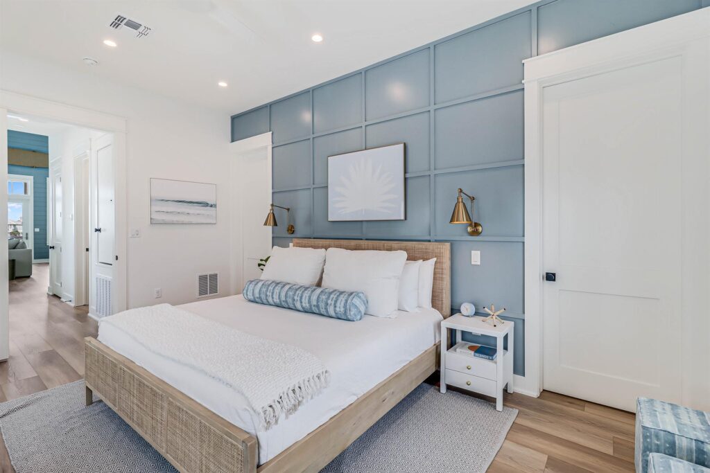 bedroom at beach house rental in Cinnamon Shore