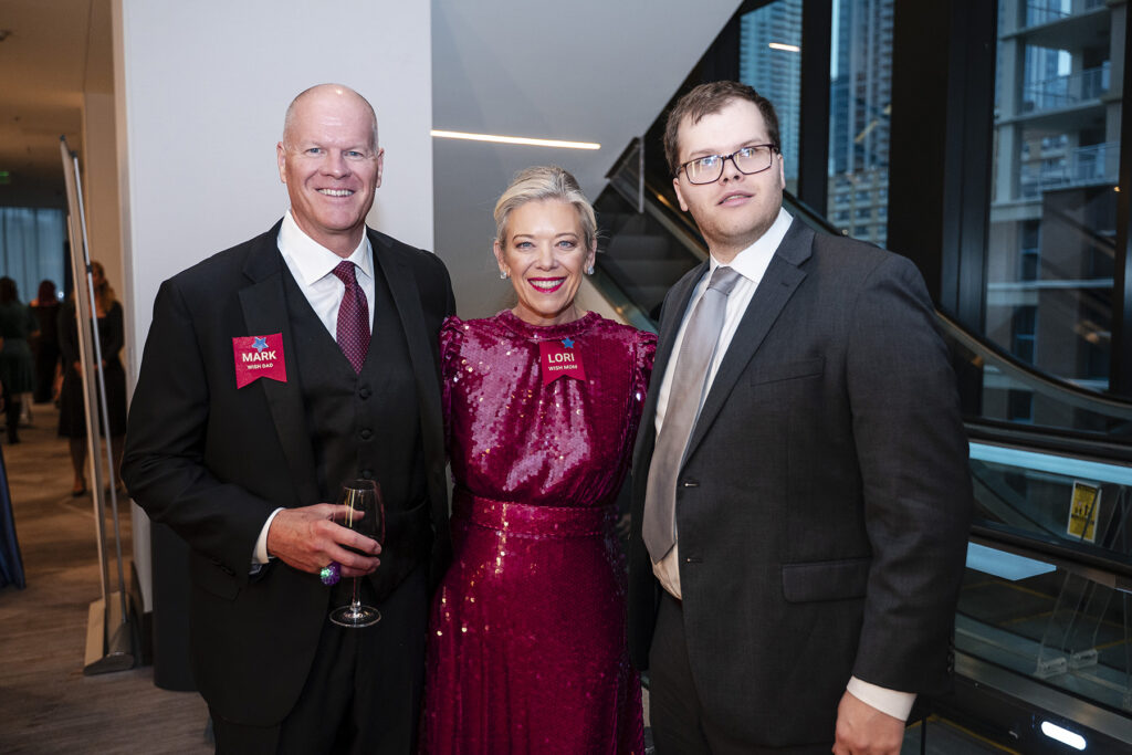 FY25-MAWCSTX-Wish Night-The Ramseur Family – Wish Dad Mark – Wish Mom Lori – and Wish Brother Tucker