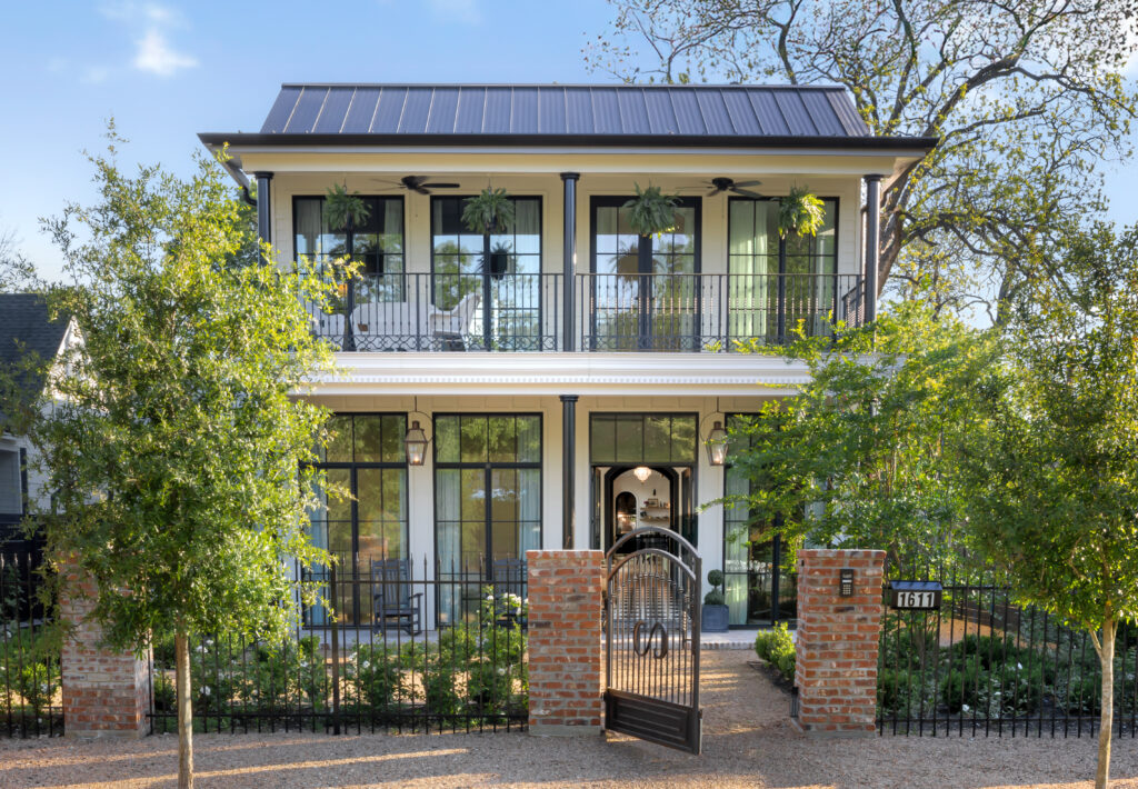East Austin New Orleans-inspired home; winner of TRIBEZA's 2025 Curb Appeal Contest.