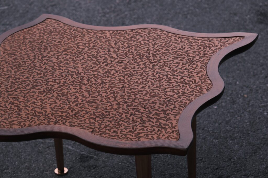 Wave Table Obsidian Leather Goods Fern Santini_