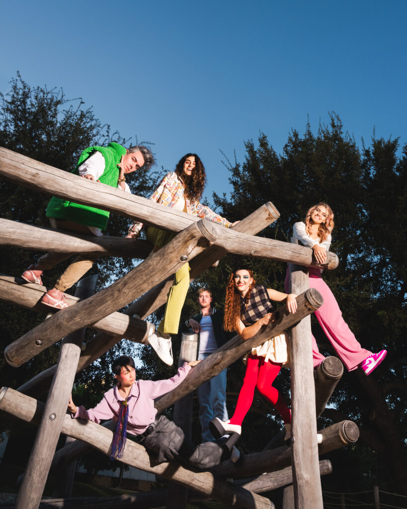 Hector Martinez, Gabriella Tropea, Davin Pham, Russell Crawford, Rachael Healey and Irena Kukh at Waterloo Park. (Photo by Ismael Quintanilla III)