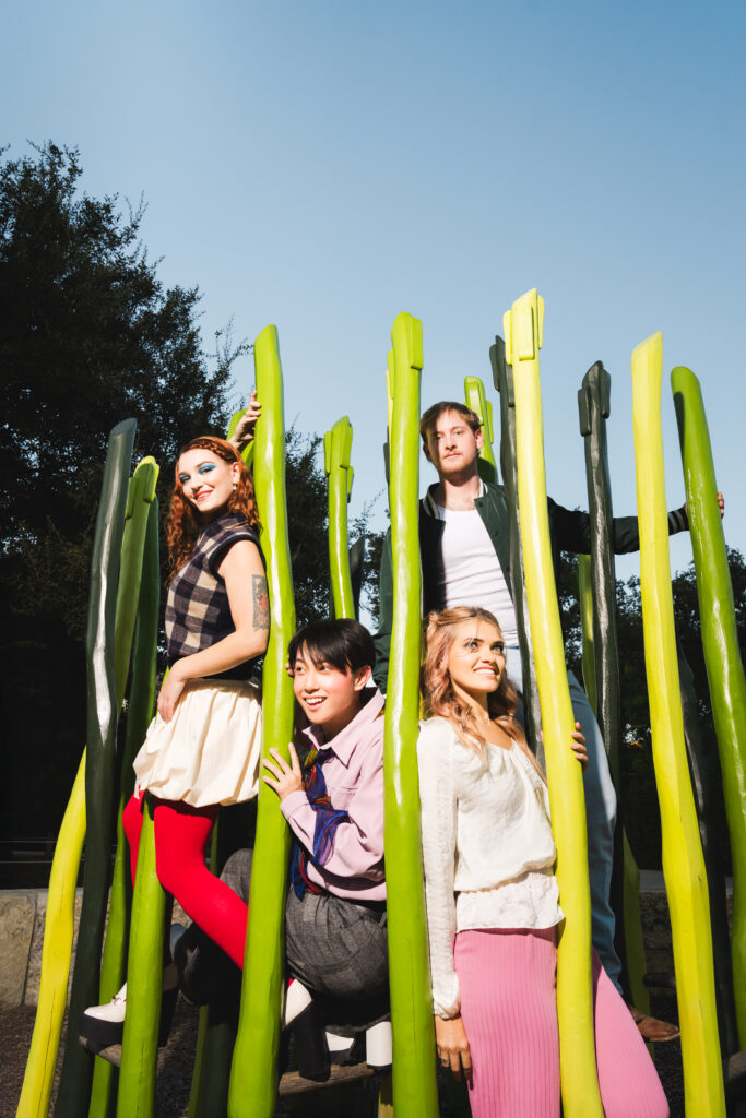 Rachael Healey, Davin Pham, Russell Crawford, and Irena Kukh at Waterloo Park. (Photo by Ismael Quintanilla III)