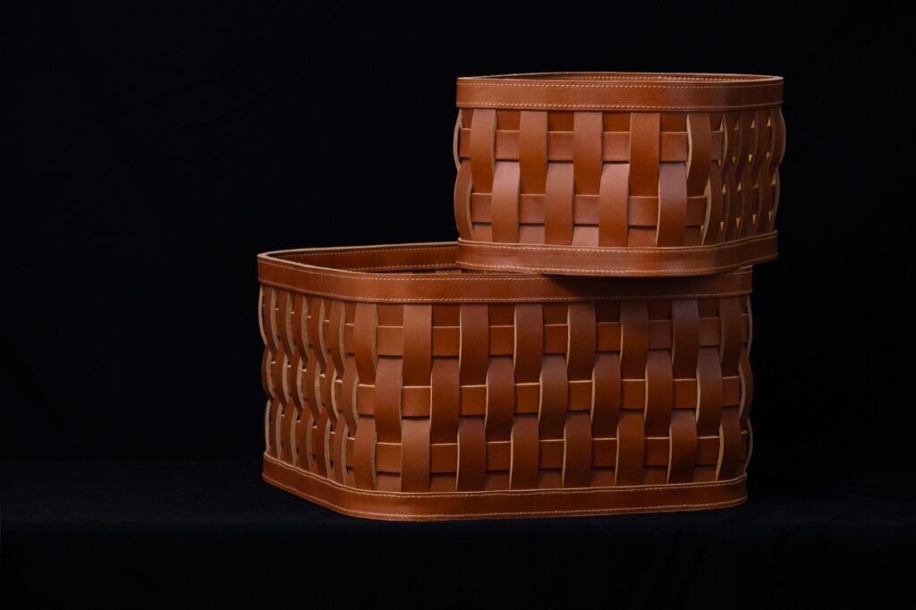 woven basket obsidian leather goods for viki chupik-2
