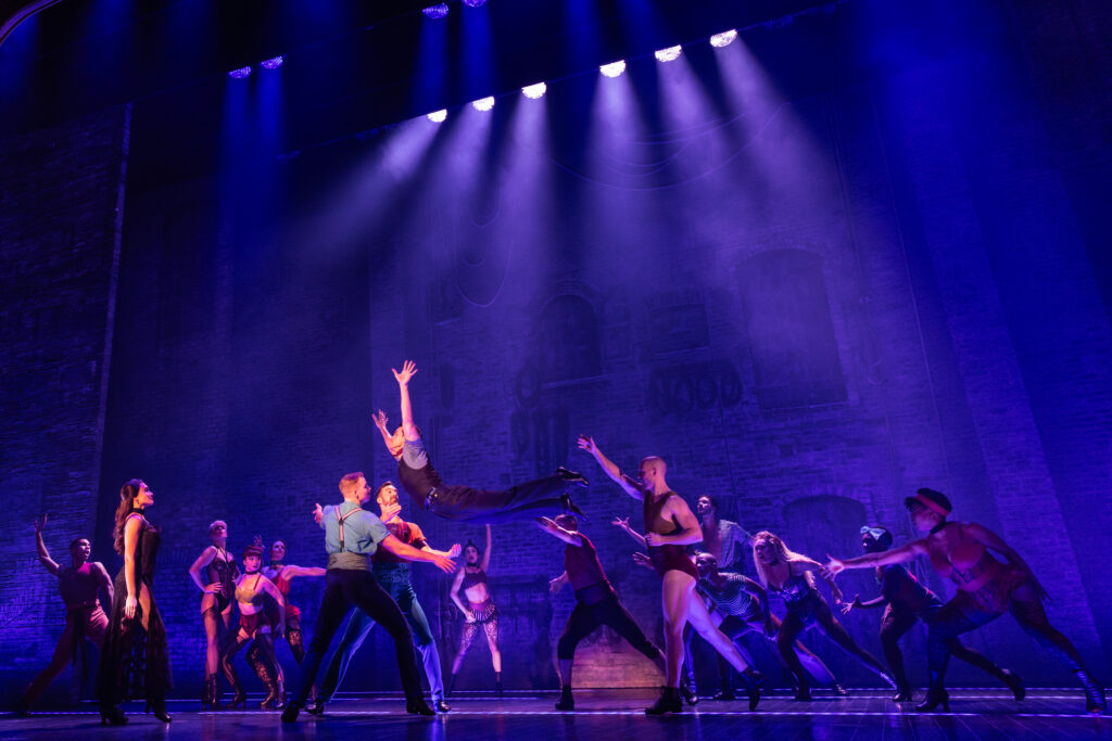 The cast of the North American Tour of "Moulin Rouge! The Musical." (Photo by Matthew Murphy and Evan Zimmerman for MurphyMade)