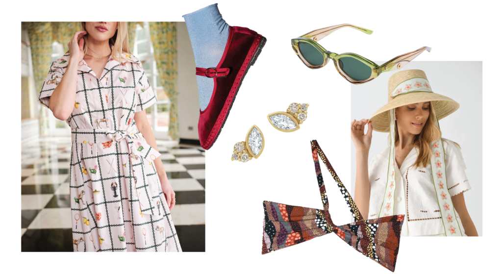 Summer style favorites from the TRIBEZA team, featuring picks from Austin makers and local boutiques. (Graphic by Tristan Rehrig)
