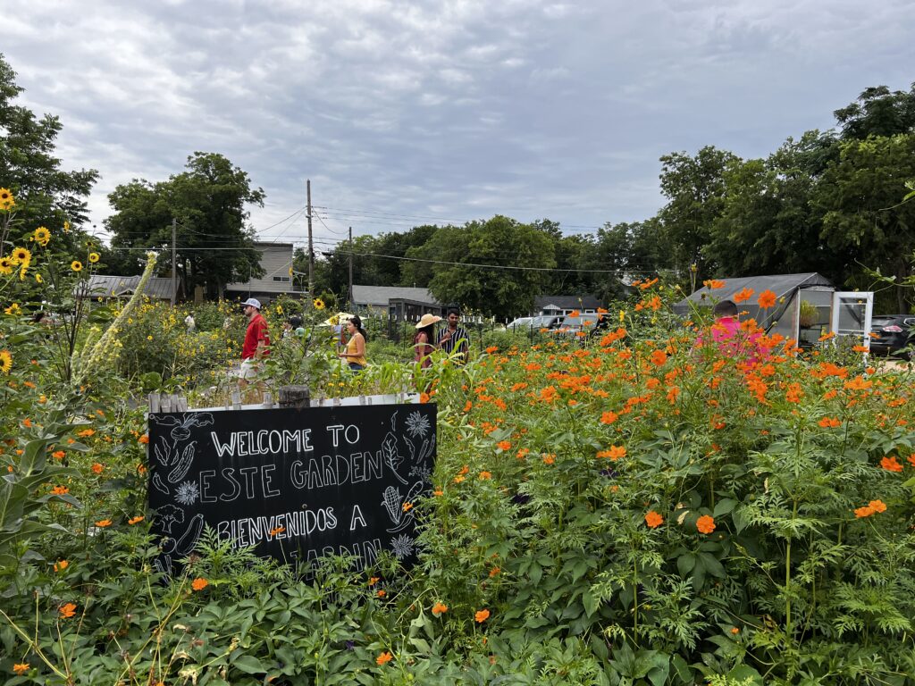 Este Garden offers free tours led by garden manager Anamaria Gutierrez, inviting the community to learn about sustainable growing practices and the ingredients behind the menu. (Photo by Anamaria Gutierrez)