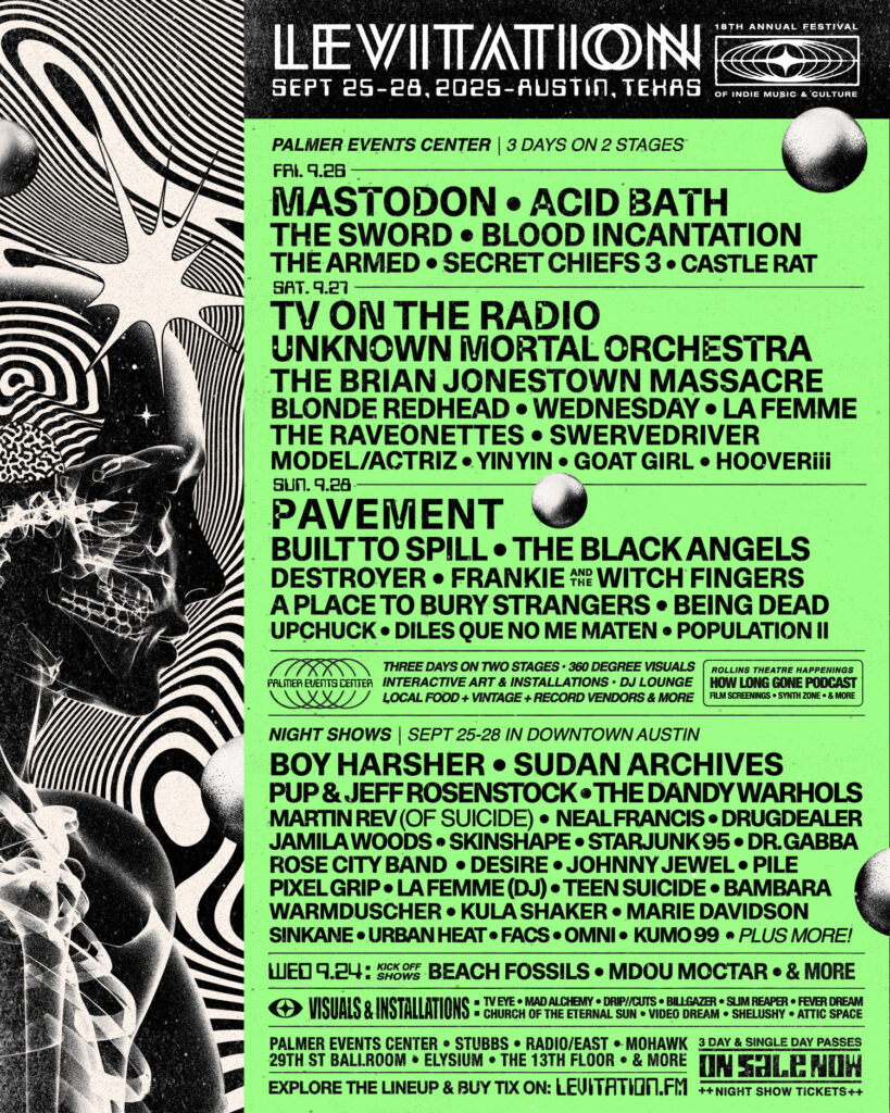 Levitation 2025 official poster
