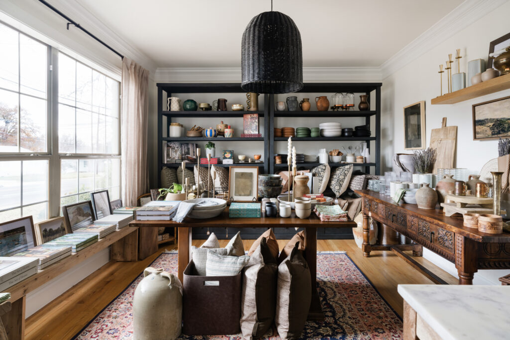 A peek inside Living Oak Home Decor.