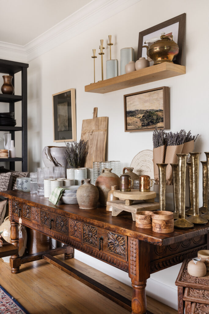 a variety of treasures at Living Oak Home Decor.
