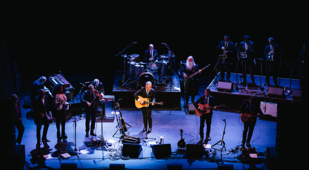 Lyle Lovett and His Large Band perform for a sold-out crowd at the historic Paramount Theatre during its annual gala. (Photo by Rachel Parker)