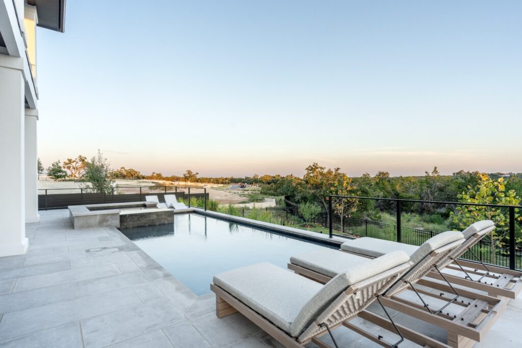 Overlook at Westlake Backyard Pool (photo courtesy of MileStone Community Builders)