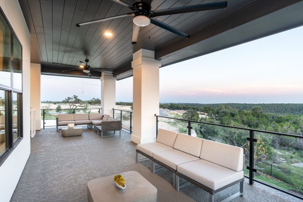 Overlook at Westlake Outdoor Living Space (photo courtesy of MileStone Community Builders)
