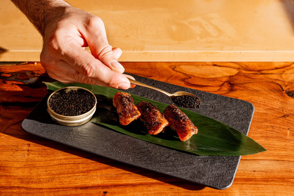 Sushi | Bar Austin sushi offering with caviar