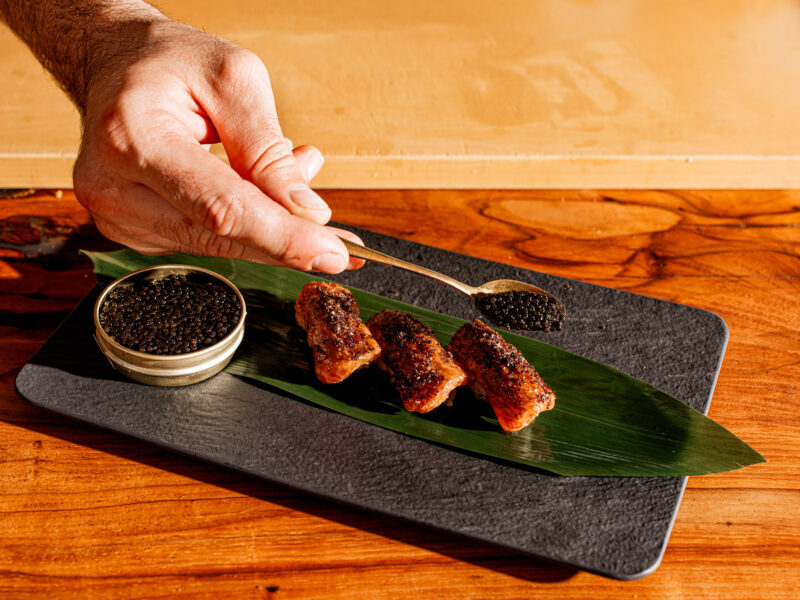 Sushi | Bar Austin sushi offering with caviar