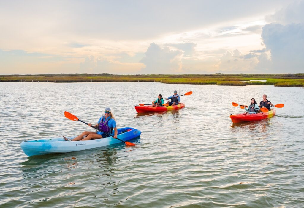 kayaking in Matagorda Bay Nature Park