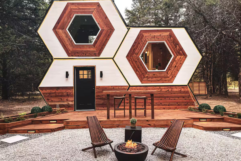 Tiny home in Wills Point, Texas. (Photo courtesy of Airbnb)