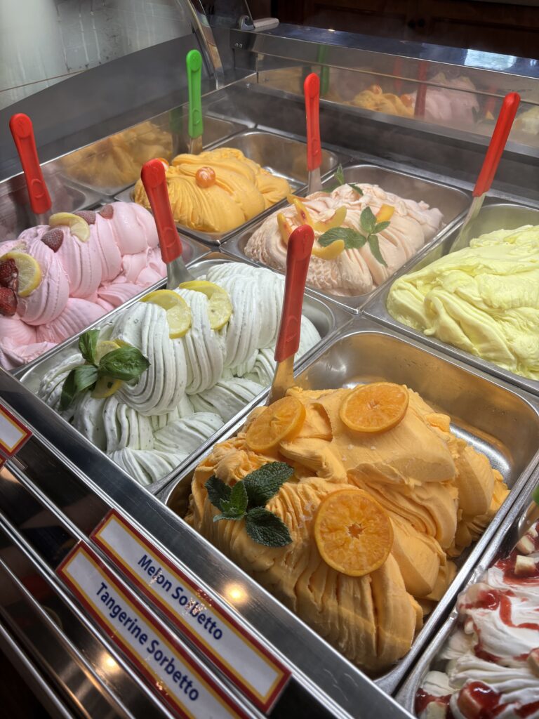 House-made gelato at Mandola’s Italian Kitchen