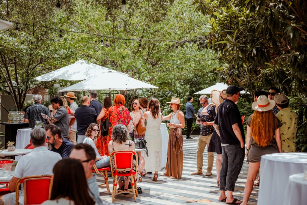 Hotel Saint Cecilia guests. (Photo by Grant Pifer)